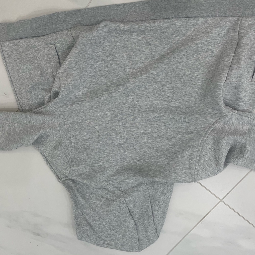 Lacoste Kids Light Gray Zip-Up Hoodie - Picture 3 of 3